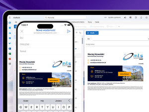 projekt stopki mail dla firm numer 7 ze zdjęciem i stanowiskiem