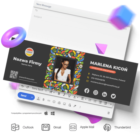 Graficzna Stopka Email