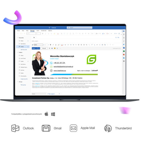 stopka e-mail dla firm